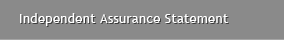 Independent Assurance Statement